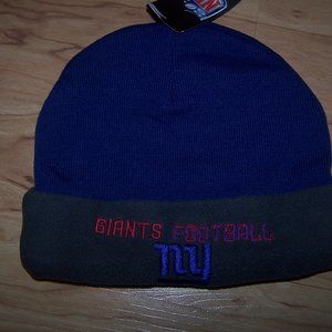 NEW YORK GIANTS NFL Beanie Hat YOUTH ONE SIZE